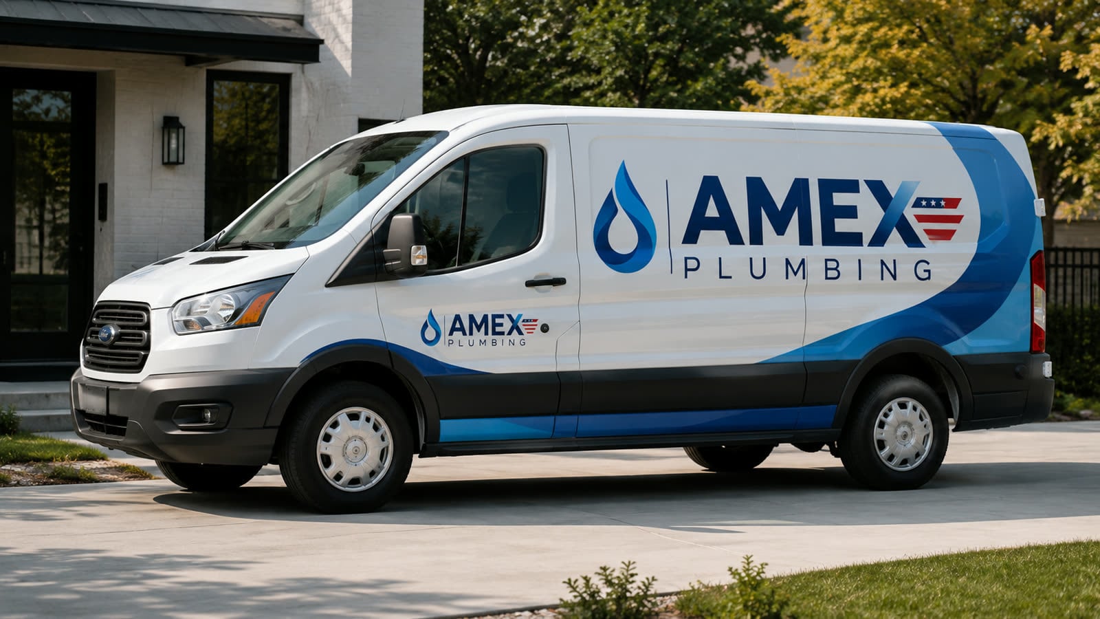 Amex Plumbing service van